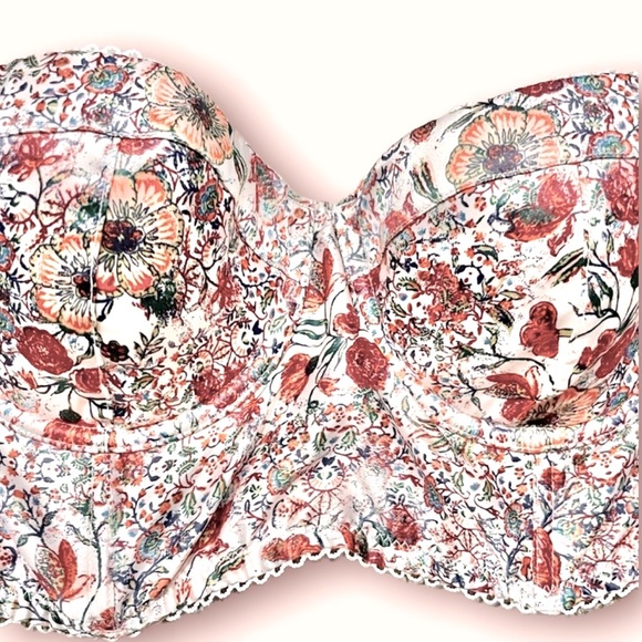 Victoria’s Secret Satin Floral Bustier - Picture 2 of 5